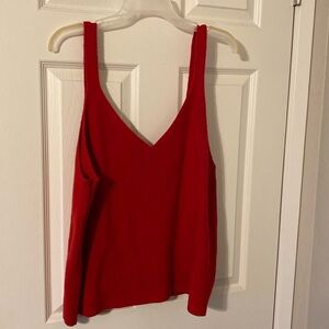 Old Navy 3x red wool tank top